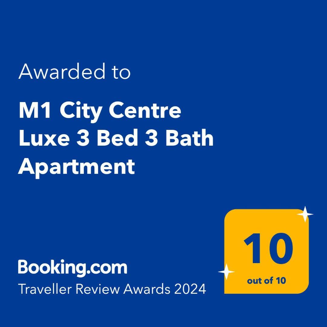 M1 City Centre 3 Bed 3 Bath Luxe Penthouse Manchester Esterno foto