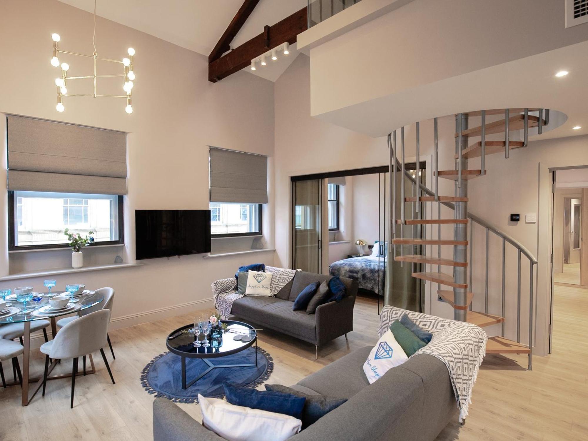 M1 City Centre 3 Bed 3 Bath Luxe Penthouse Manchester Esterno foto